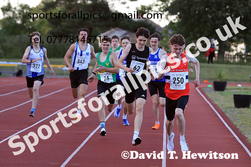 800 metres, 2025 NEGP No 4, Monkton. Photo: David T. Hewitson/Sports for All Pics